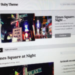 Super Buby Theme, tema WordPress con Slider di immagini e testi in HTML5