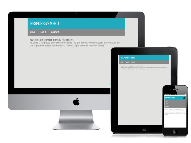 Come realizzare un Menu Responsive