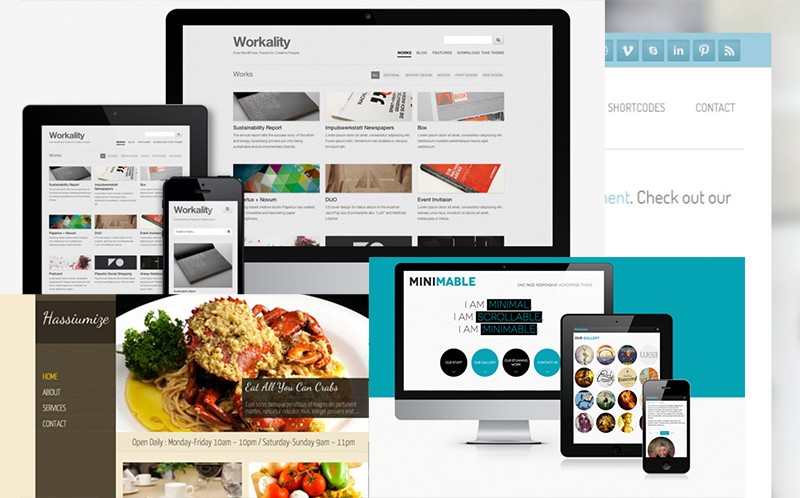 10 Temi WordPress Free (anche Responsive) Minimal e Flat