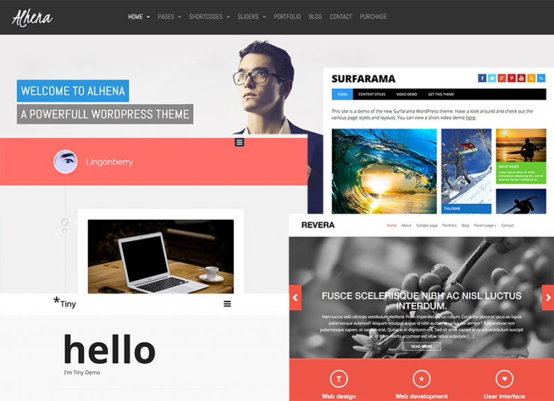 10 Temi WordPress Responsive Free & Flat