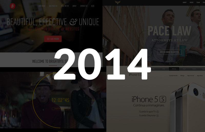 Trend del Web Design per il 2014