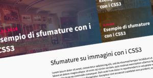 Sfumature su immagini con i CSS3 per Design in stile Magazine