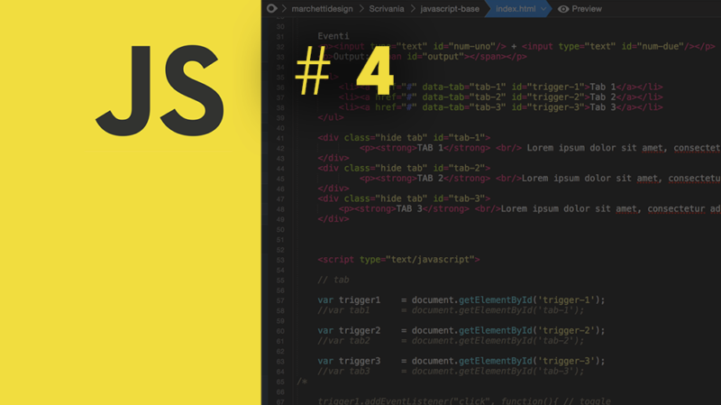 Guida Javascript Base: #4 Array e Loop.